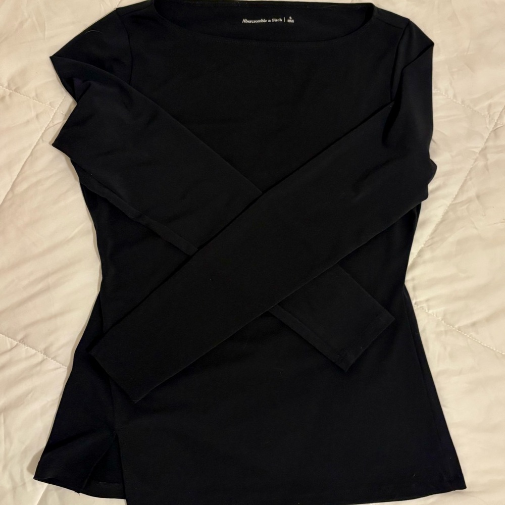 Abercrombie & Fitch Black Long Sleeve Top